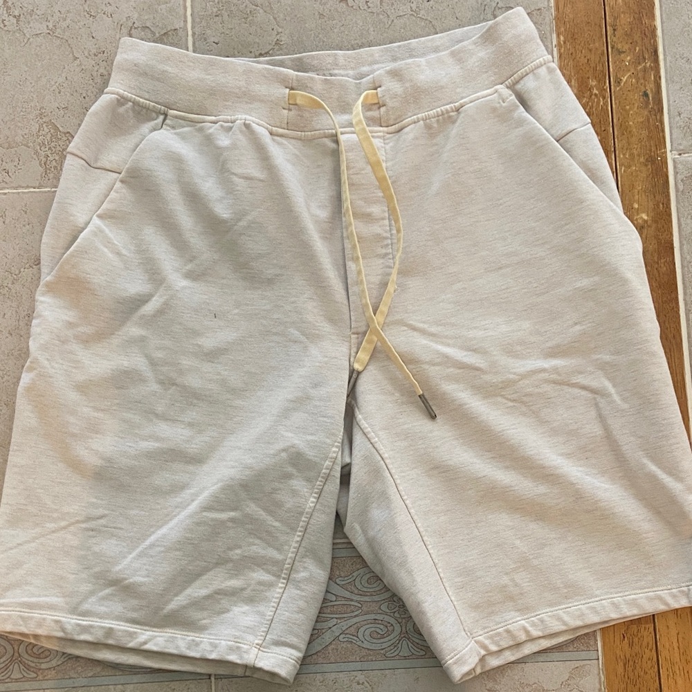 lululemon athletica mens Light yellow Athletic Shorts